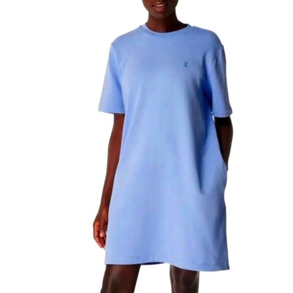 Sweaty Betty Women's Essential Cotton T-Shirt Dress With Pockets Size XS